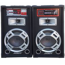 Boxe Audio Profesionale Active Klausstech , Boxa cu Cititor Usb Si Conectivitate Prin Functia Bluetooth Si Sd Card , Negru